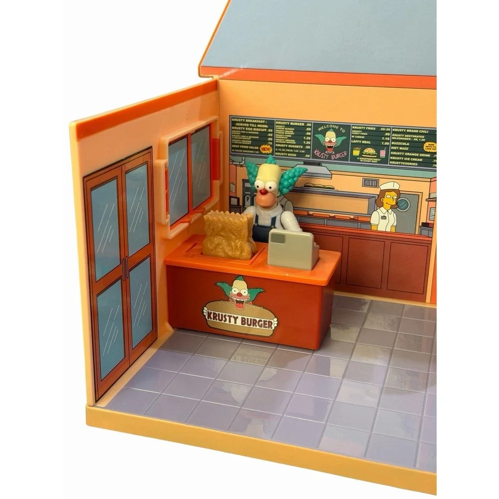 The Simpsons Family Bart Lisa Homer Multipack & Krusty Burger Diorama Sets